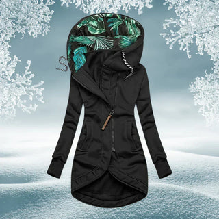 Ingrid | Chaqueta Larga con Capucha