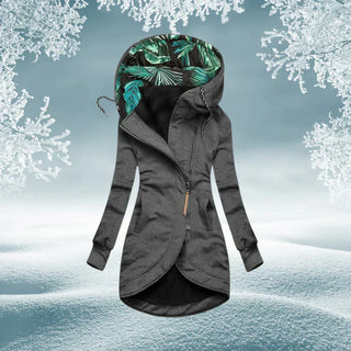 Ingrid | Chaqueta Larga con Capucha