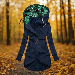 Ingrid | Chaqueta Larga con Capucha