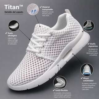 Titan | Zapatillas Ortopédicas Ultraligeras
