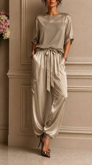 Lurelle | Elegante conjunto de dos piezas con caída suave