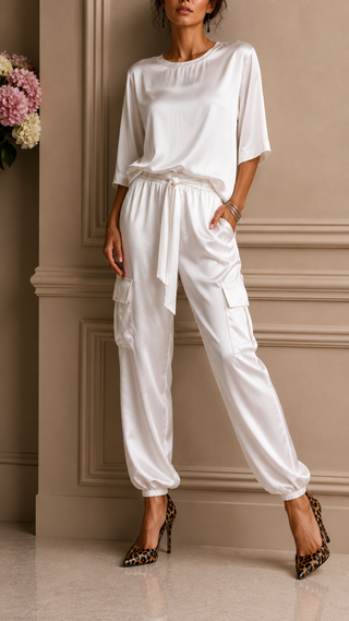 Lurelle | Elegante conjunto de dos piezas con caída suave