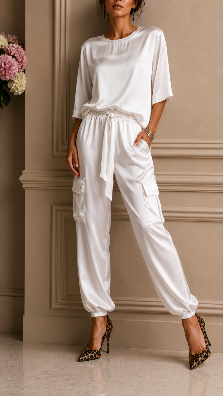 Lurelle | Elegante conjunto de dos piezas con caída suave