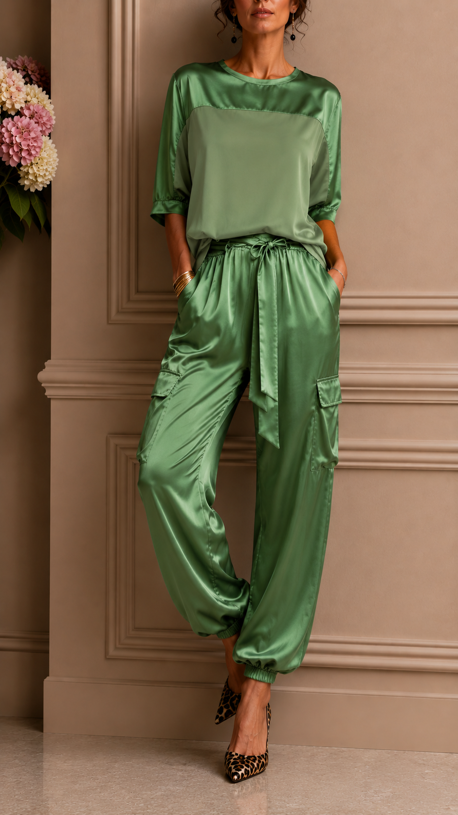 Lurelle | Elegante conjunto de dos piezas con caída suave