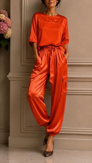 Lurelle | Elegante conjunto de dos piezas con caída suave