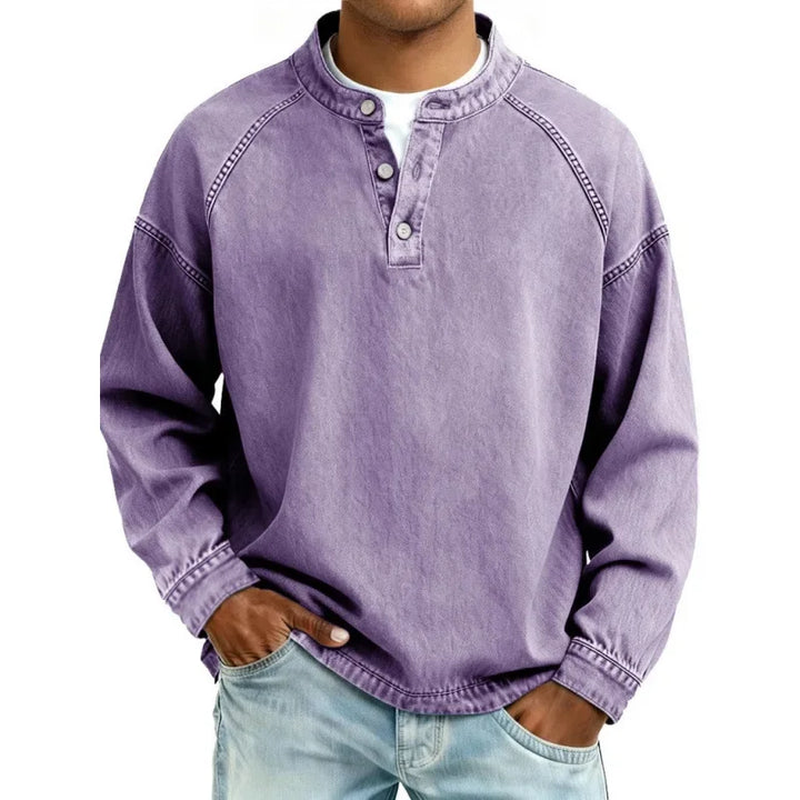 Stanley | Camisa de Denim Vintage Henley