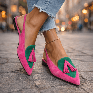 ELENA | Sandals with Straps and Fringe