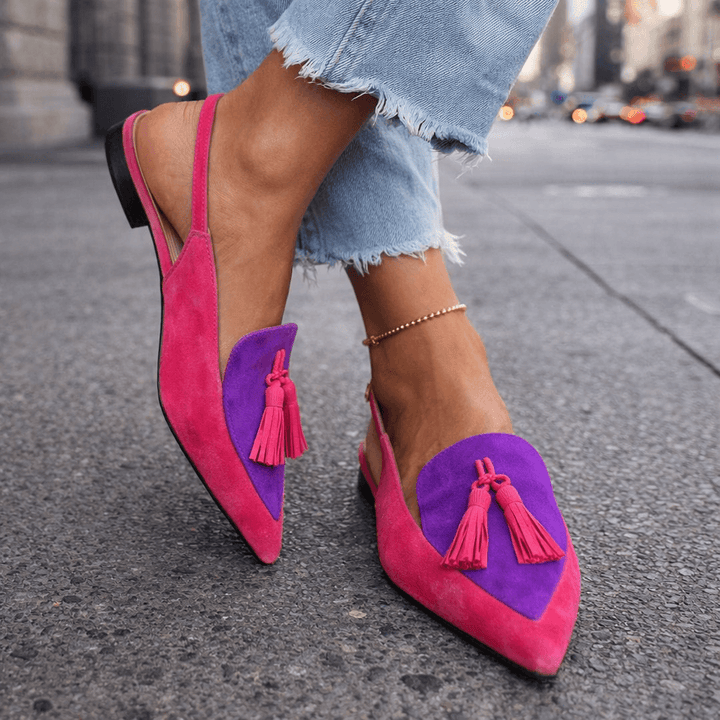 ELENA | Sandals with Straps and Fringe