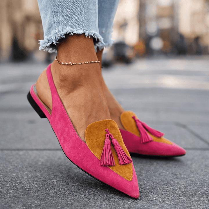 ELENA | Sandals with Straps and Fringe