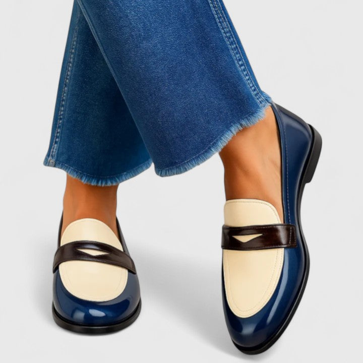 FRANCESCA | Bicolor Loafers