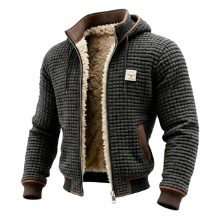 Antonio | Chaqueta Retro con Capucha y Cremallera
