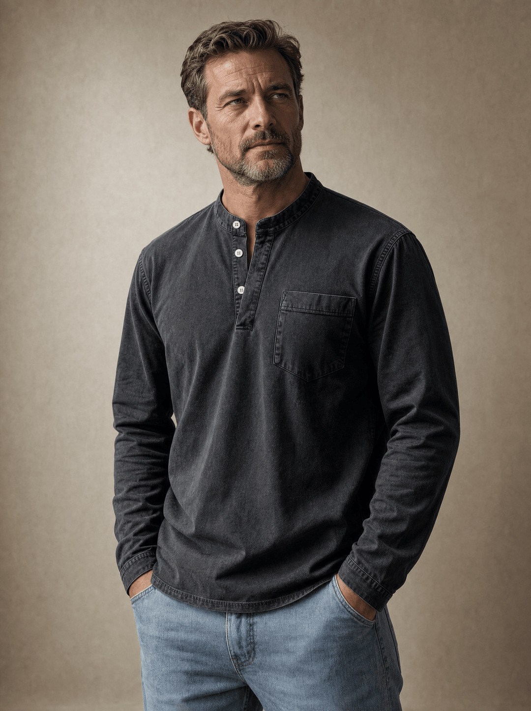 Henley | Manga Larga