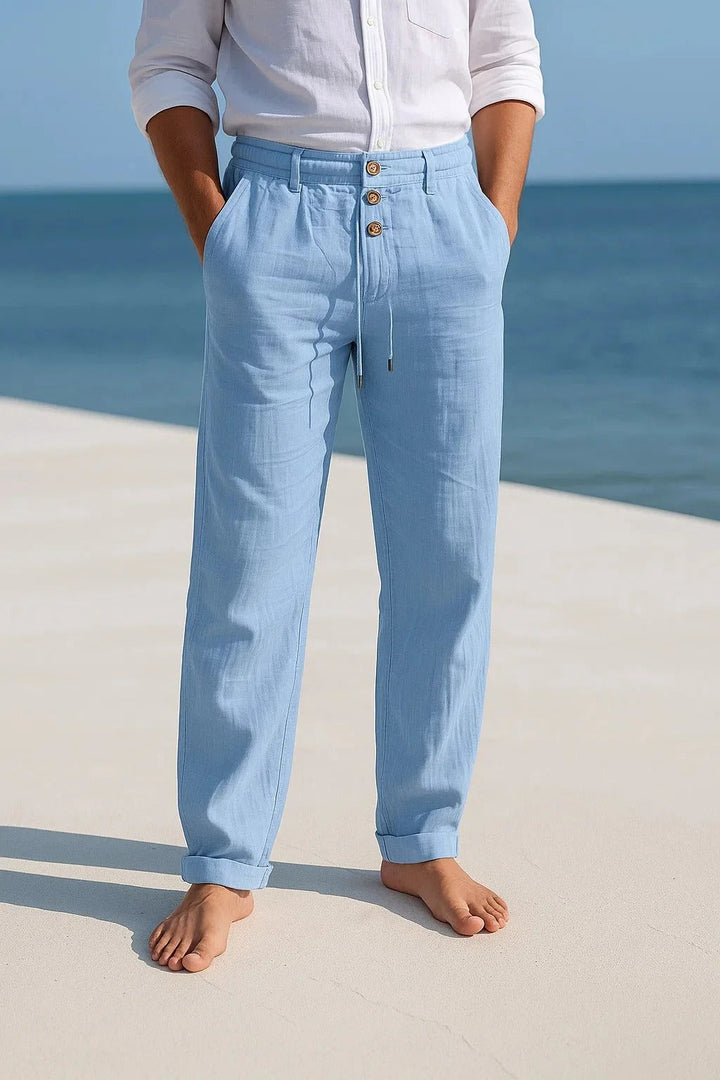 Lucas | PANTALONES DE VERANO DE LINO LIGERO