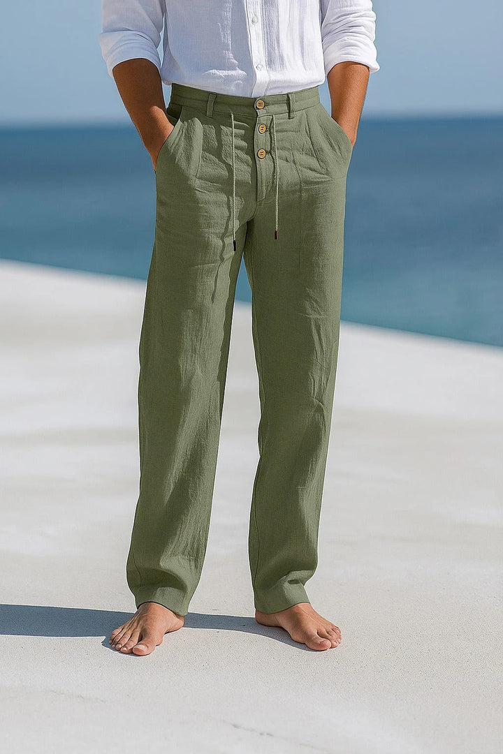 Lucas | PANTALONES DE VERANO DE LINO LIGERO