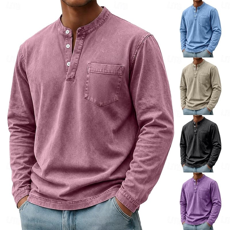 Henley | Manga Larga