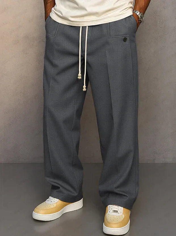 Manuel | Elegantes pantalones con cordón ajustable