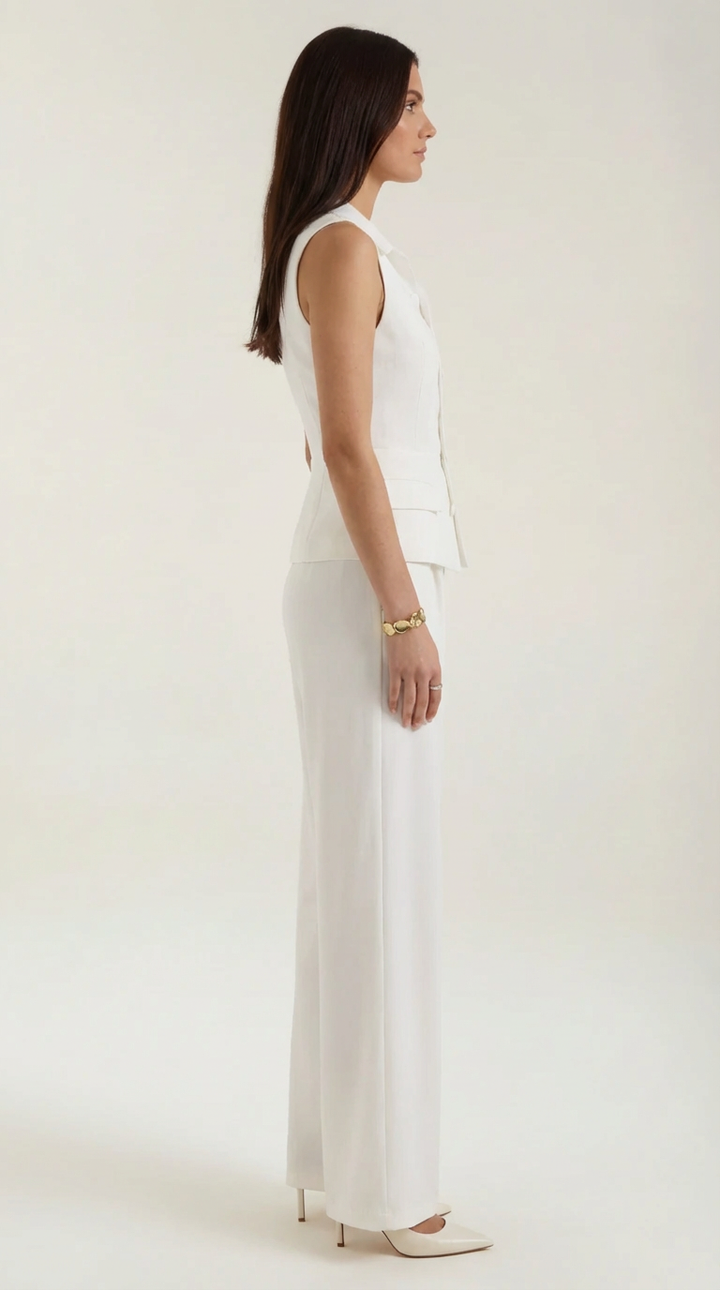 Annie | Conjunto de dos piezas elegante para mujer con escote en V