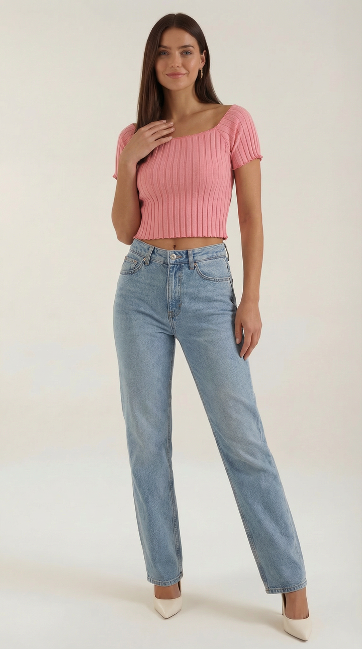 Isabel | Blusa de manga corta