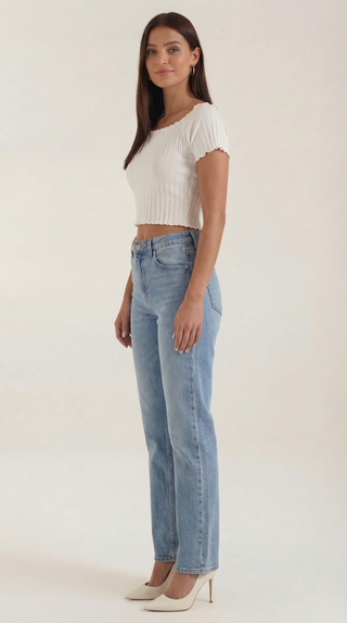 Isabel | Blusa de manga corta