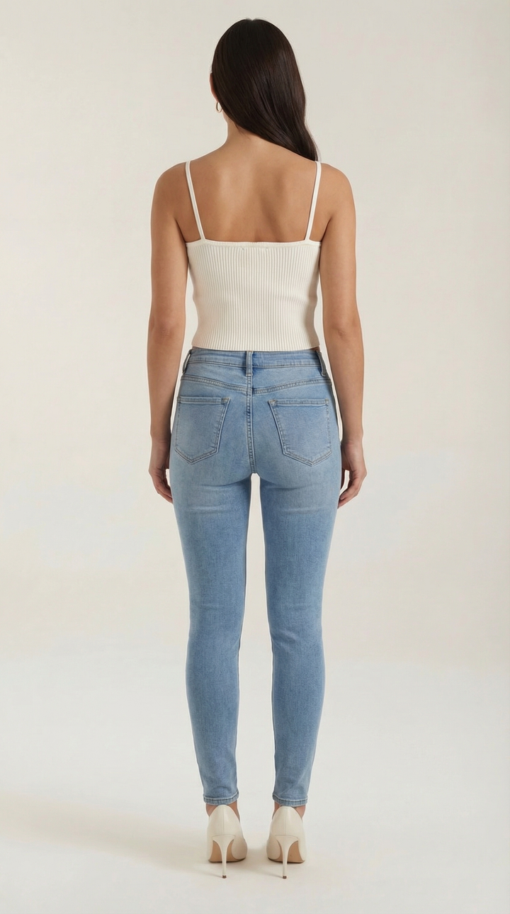 Jasmine | Tank Top Acanalado