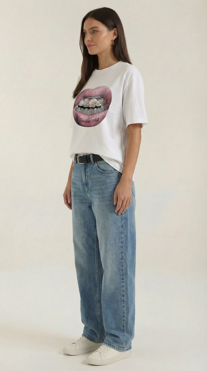 Natalia | Camiseta oversize con estampado gráfico