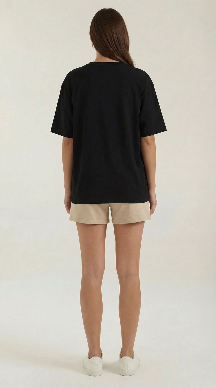 Natalia | Camiseta oversize con estampado gráfico