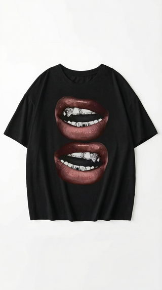 Natalia | Camiseta oversize con estampado gráfico