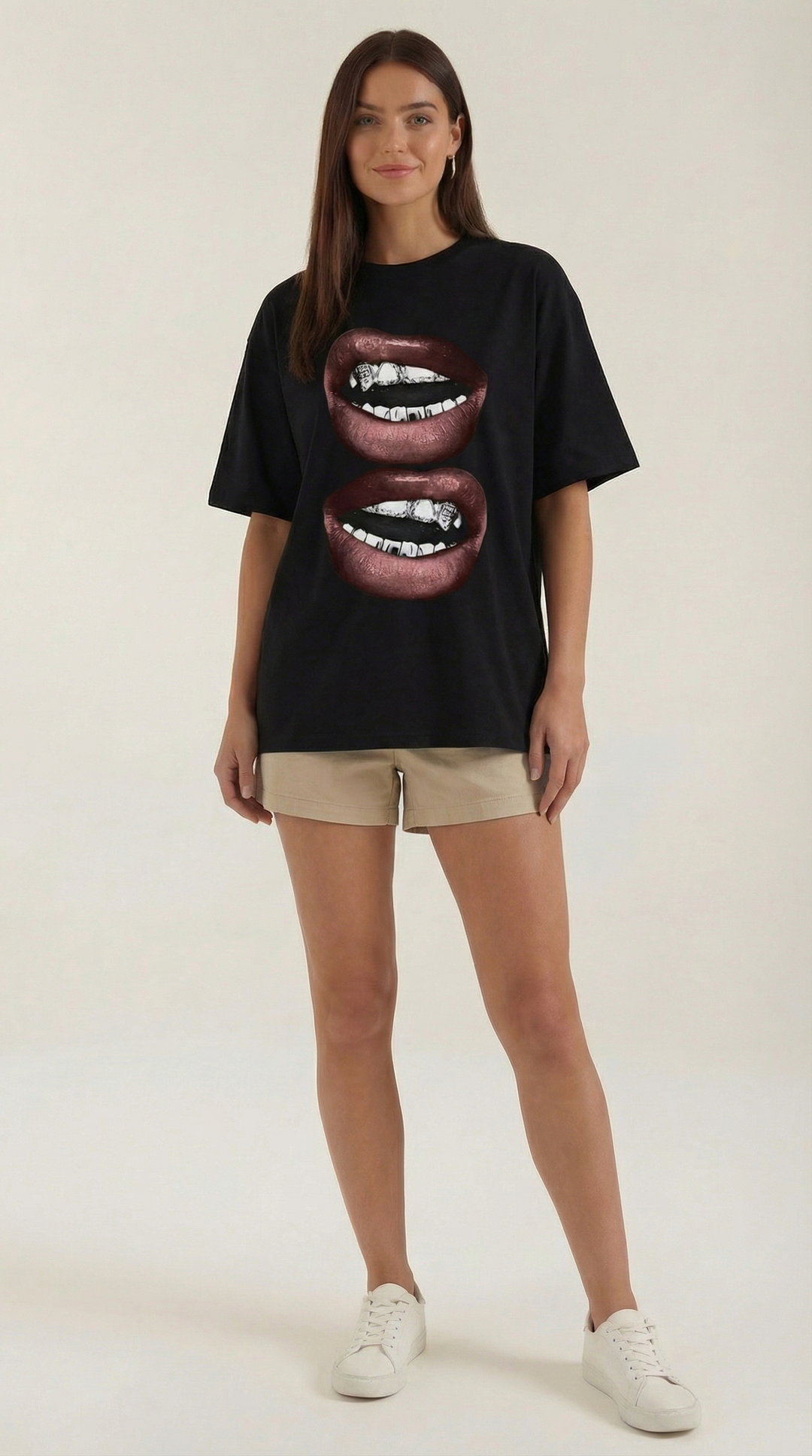 Natalia | Camiseta oversize con estampado gráfico