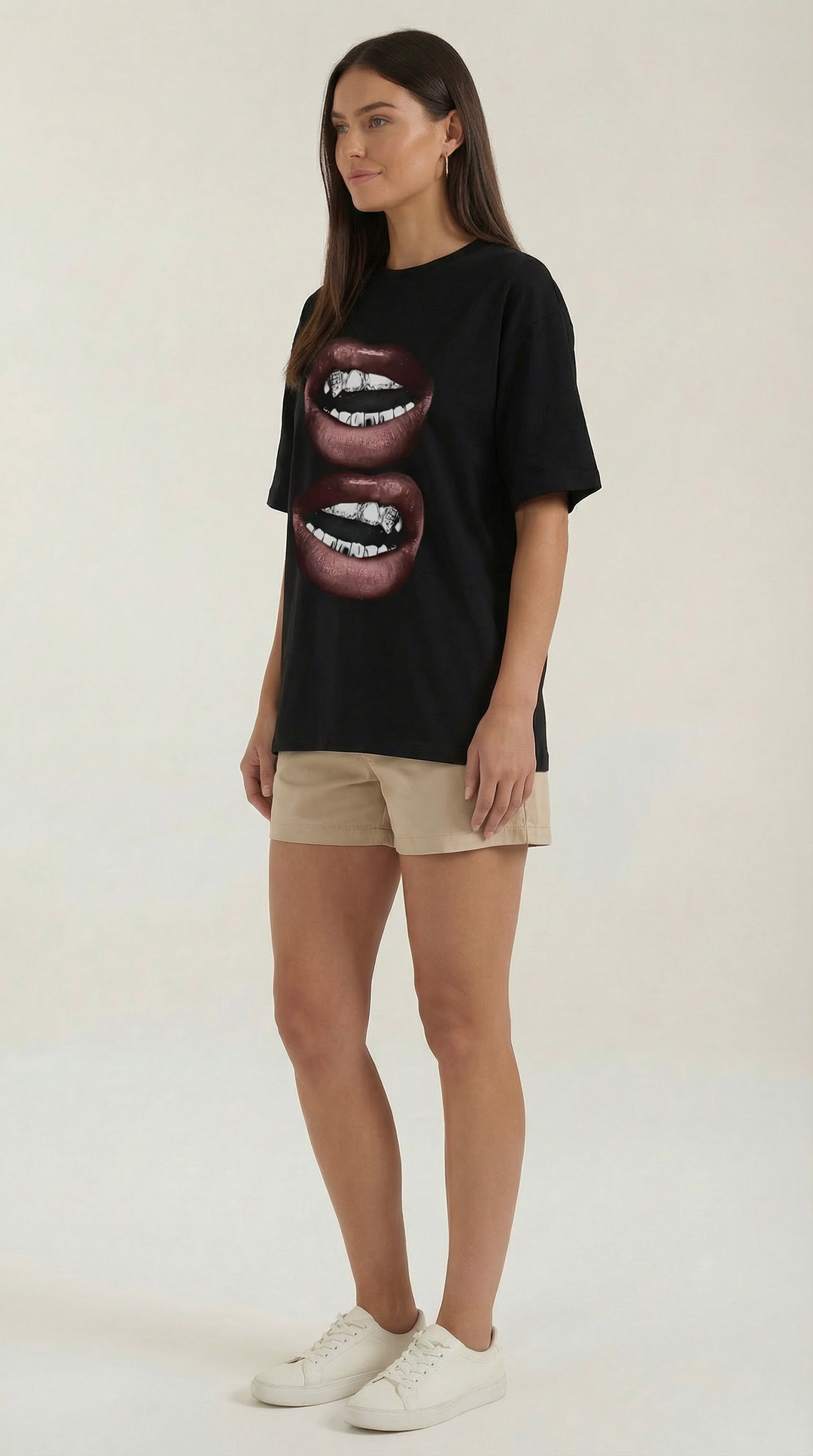 Natalia | Camiseta oversize con estampado gráfico