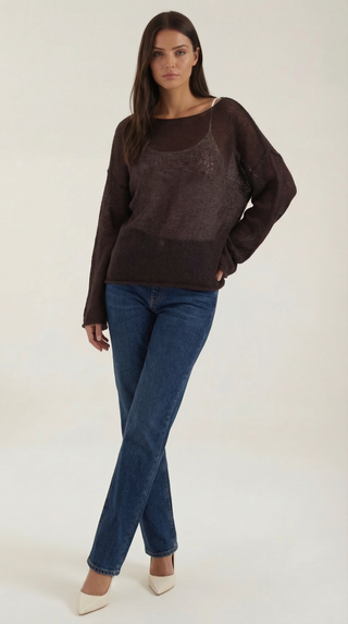 Pam | Suéter de Punto Oversize