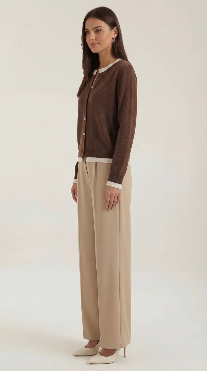 Wynona | Camisa de Manga Larga Elegante