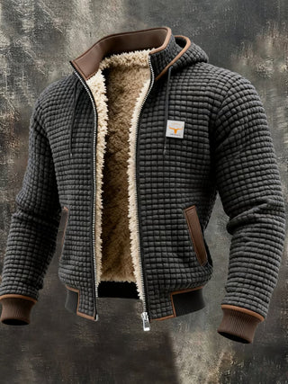 Antonio | Chaqueta Retro con Capucha y Cremallera