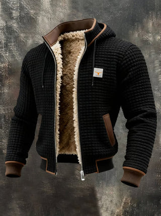 Antonio | Chaqueta Retro con Capucha y Cremallera