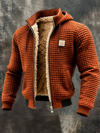 Antonio | Chaqueta Retro con Capucha y Cremallera
